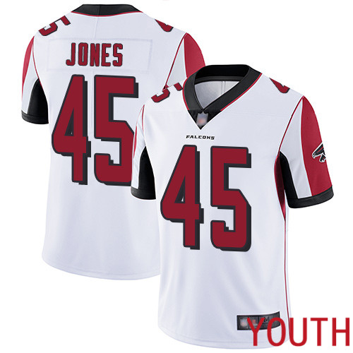 Atlanta Falcons Limited White Youth Deion Jones Road Jersey NFL Football 45 Vapor Untouchable